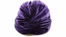 jos van dijck turban velvet dark violet