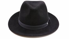 panizza fedora modena 01 premium haarvilt zwart