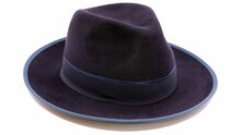 panizza fedora matera 00 bies premium haarvilt navy