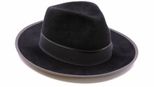 panizza fedora matera 00 bies premium haarvilt zwart