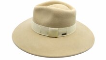 brixton joanna fedora wool felt beige straw