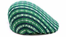 kangol flatcap 507 prep plaid acryl green