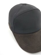 alfonso deste baseball cap met oorklep waterafstotend zwart