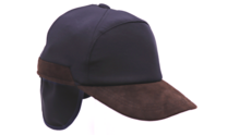 alfonso deste baseball cap met oorklep waterafstotend navy