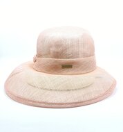 seeberger occasion hat knot sinamay pink