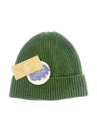 fiebig dockermuts beanie cable knit olive green