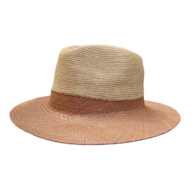 seeberger fedora two tone panama natural camel