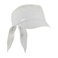 seeberger softcap chambray katoen smoke grey