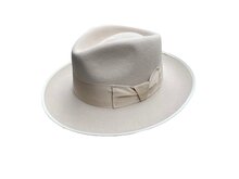 Jose Signes Fedora Gaudi Haarvilt Bies Bone