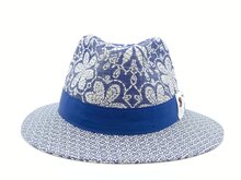 alfonso d este fedora potenza cottonmix upholstery floreale denim