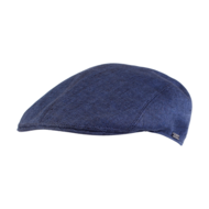 wigens ivy modern cap split linnen indigo donkerblauw