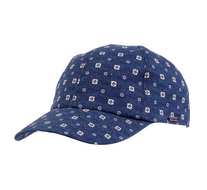 wigens baseball classic cap katoen linnen mix marine azul 