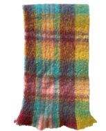 babymoh knitted sjaal snuggle mohair check multicolor