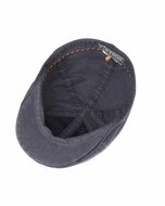 stetson ivy sixpanel cap texas  delave organic cotton jeansblauw