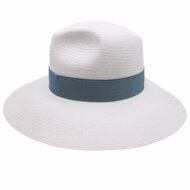 borsalino fedora fino sophie panama sage green