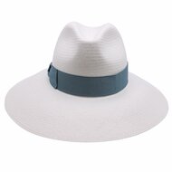 borsalino fedora fino sophie panama sage green