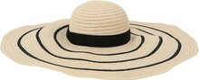 borsalino sun hat erica hemp stripe natural black