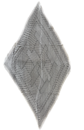 onkar neckerchief plisse satijn geometric taupe