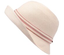 bronte cloche zomerhoed diana cellulose rose pink