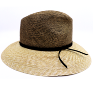 marzi fedora paper braid bandstro naturel black