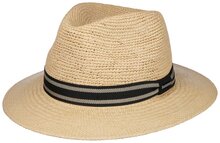 stetson fedora panama crochet naturel zwart