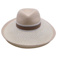 bedacht zomer fedora kraft hennepmix creme en naturel