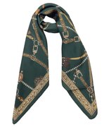 onkar zomer neckerchief sjaal satijn mythological green