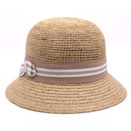 bedacht cloche taccia crochet raffia naturel 