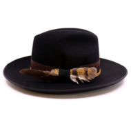 baldini bespoke fedora ravencrest heritage zwart