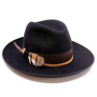 baldini bespoke fedora ravencrest heritage zwart