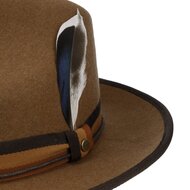 stetson fedora tricolor wolvilt cognac