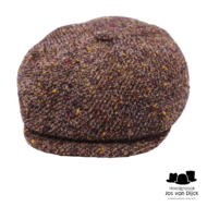 alfonso deste kyoto newsboy cap alpaca wolmix spikkel taupe 