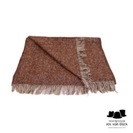 alfonso deste sjaal alpaca wolmix spikkel cognac