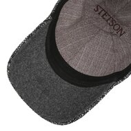 stetson baseballcap gemeleerd donegal tweed grijs