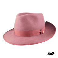 mayser padua fedora furfelt zacht donkerrood