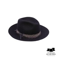 baldini bespoke fedora haarvilt wild thing zwart