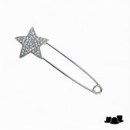 hoedenbroche strass shooting star