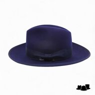 panizza fedora napoli wolvilt donkerblauw