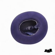 panizza fedora napoli wolvilt donkerblauw