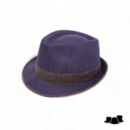 jos van dijck trilby jeans contrast tweed