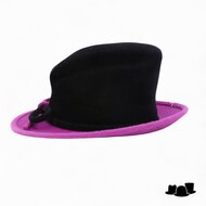 whiteley occasion hat velour black magenta