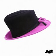 whiteley occasion hat velour black magenta