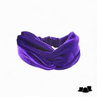 jos van dijck deluxe hoofdband velvet purple