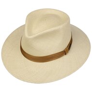 stetson traveller panama straw cognac trim