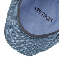 stetson newsboy cap hatteras wol linnen turquoise