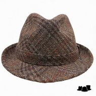 Wegener Trilby Harris Tweed Bruin