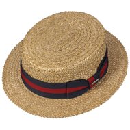 stetson boater whear straw natural