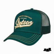 stetson trucker cap american heritage forest green