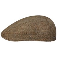 stetson ivy cap silk herringbone check lightbrown