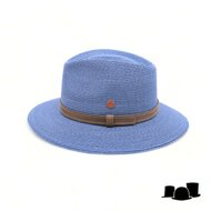 mayser fedora mathis raffia bandstro denim